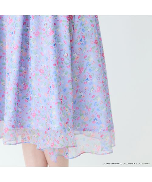 Rose Tiara / ローズティアラ ミニ丈・ひざ丈ワンピース | 【サンリオキャラクターズ】サンリオキャラクター MIXプリントワンピース | 詳細16