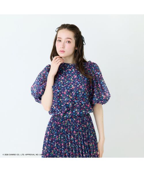 Rose Tiara / ローズティアラ シャツ・ブラウス | 【サンリオキャラクターズ】サンリオキャラクター MIXプリントブラウス | 詳細2