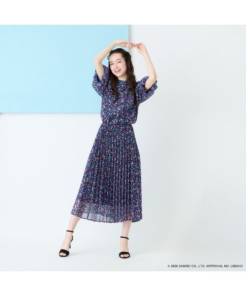 Rose Tiara / ローズティアラ シャツ・ブラウス | 【サンリオキャラクターズ】サンリオキャラクター MIXプリントブラウス | 詳細4