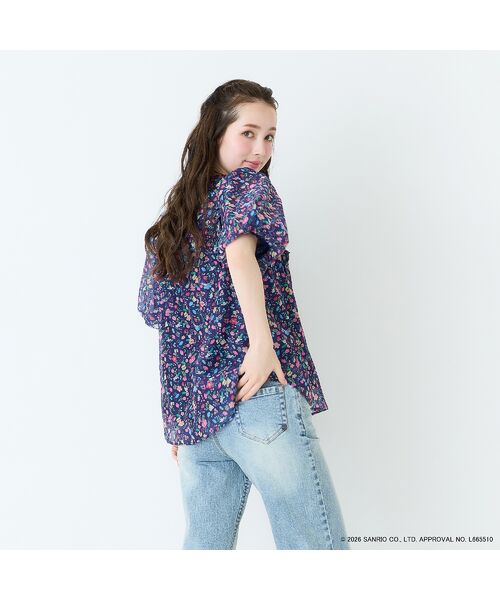 Rose Tiara / ローズティアラ シャツ・ブラウス | 【サンリオキャラクターズ】サンリオキャラクター MIXプリントブラウス | 詳細6