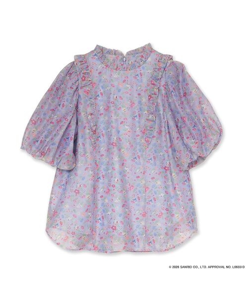 Rose Tiara / ローズティアラ シャツ・ブラウス | 【サンリオキャラクターズ】サンリオキャラクター MIXプリントブラウス | 詳細17