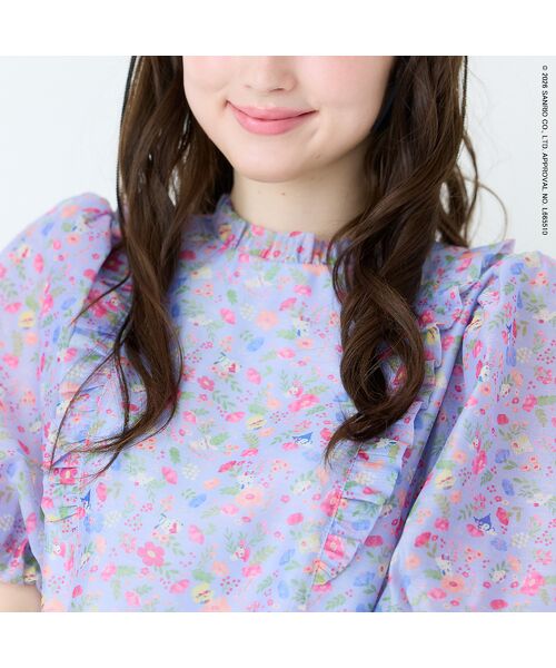 Rose Tiara / ローズティアラ シャツ・ブラウス | 【サンリオキャラクターズ】サンリオキャラクター MIXプリントブラウス | 詳細12