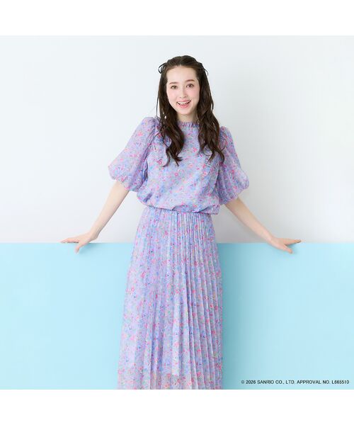 Rose Tiara / ローズティアラ シャツ・ブラウス | 【サンリオキャラクターズ】サンリオキャラクター MIXプリントブラウス | 詳細13