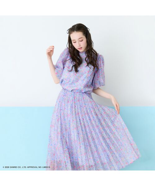 Rose Tiara / ローズティアラ シャツ・ブラウス | 【サンリオキャラクターズ】サンリオキャラクター MIXプリントブラウス | 詳細14