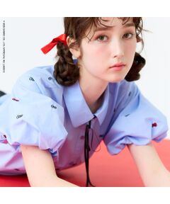 Rose Tiara / ローズティアラ シャツ・ブラウス | 【HELLO KITTY】ハローキティ リボン刺繍ブラウス