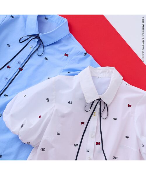 Rose Tiara / ローズティアラ シャツ・ブラウス | 【HELLO KITTY】ハローキティ リボン刺繍ブラウス | 詳細2