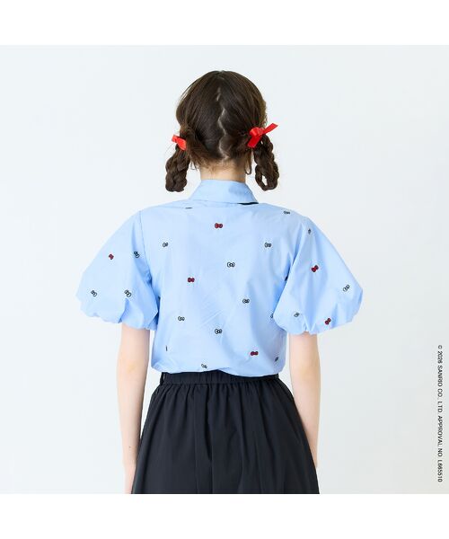 Rose Tiara / ローズティアラ シャツ・ブラウス | 【HELLO KITTY】ハローキティ リボン刺繍ブラウス | 詳細14