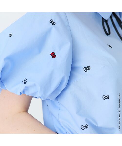 Rose Tiara / ローズティアラ シャツ・ブラウス | 【HELLO KITTY】ハローキティ リボン刺繍ブラウス | 詳細15