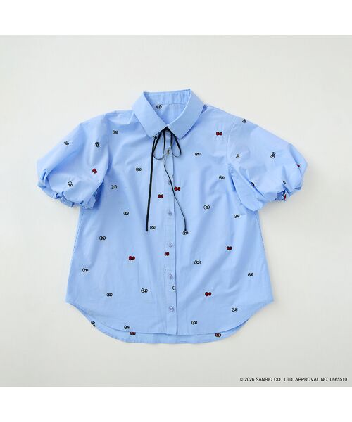 Rose Tiara / ローズティアラ シャツ・ブラウス | 【HELLO KITTY】ハローキティ リボン刺繍ブラウス | 詳細17