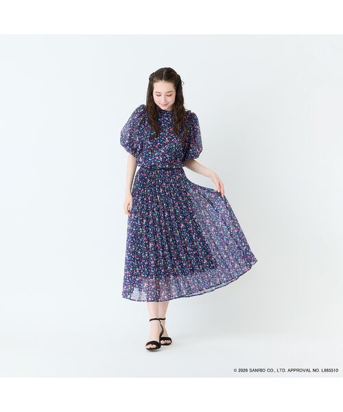 Rose Tiara / ローズティアラ ミニ・ひざ丈スカート | 【サンリオキャラクターズ】サンリオキャラクター MIXプリントスカート | 詳細4