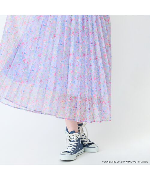 Rose Tiara / ローズティアラ ミニ・ひざ丈スカート | 【サンリオキャラクターズ】サンリオキャラクター MIXプリントスカート | 詳細7