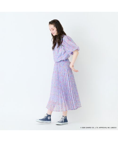 Rose Tiara / ローズティアラ ミニ・ひざ丈スカート | 【サンリオキャラクターズ】サンリオキャラクター MIXプリントスカート | 詳細11