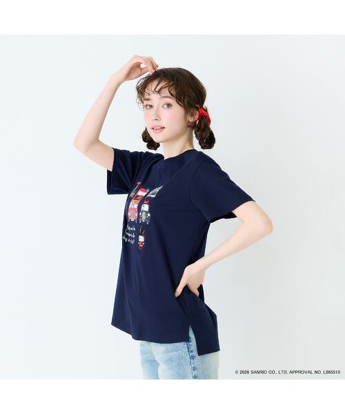 Rose Tiara / ローズティアラ カットソー | 【HELLO KITTY】ハローキティ ロンドンプリント刺繍Tシャツ | 詳細9