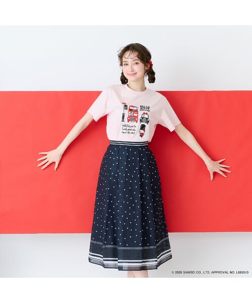Rose Tiara / ローズティアラ カットソー | 【HELLO KITTY】ハローキティ ロンドンプリント刺繍Tシャツ | 詳細11