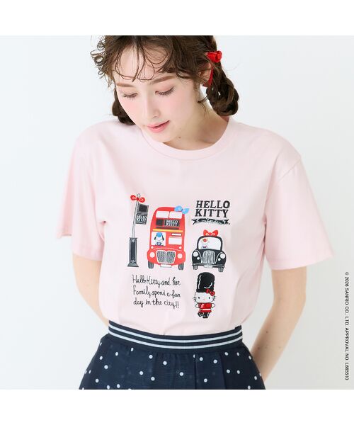 Rose Tiara / ローズティアラ カットソー | 【HELLO KITTY】ハローキティ ロンドンプリント刺繍Tシャツ | 詳細12