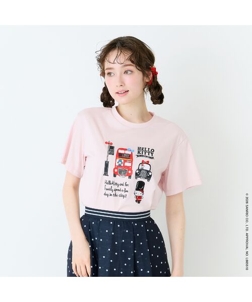 Rose Tiara / ローズティアラ カットソー | 【HELLO KITTY】ハローキティ ロンドンプリント刺繍Tシャツ | 詳細13
