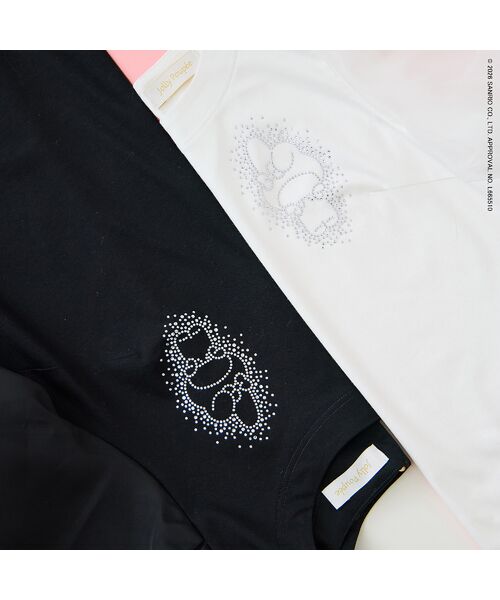 Rose Tiara / ローズティアラ カットソー | 【My Melody】マイメロディ　ラインストーンTシャツ | 詳細2