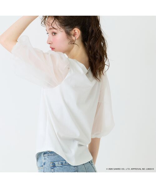 Rose Tiara / ローズティアラ カットソー | 【My Melody】マイメロディ　ラインストーンTシャツ | 詳細8