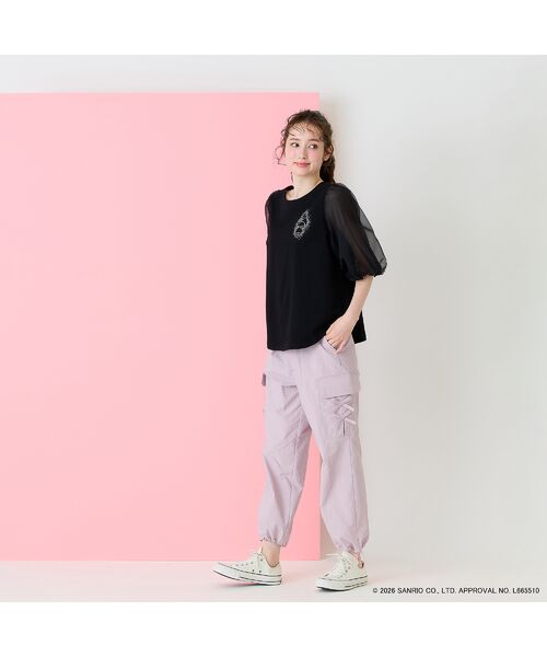 Rose Tiara / ローズティアラ カットソー | 【My Melody】マイメロディ　ラインストーンTシャツ | 詳細11