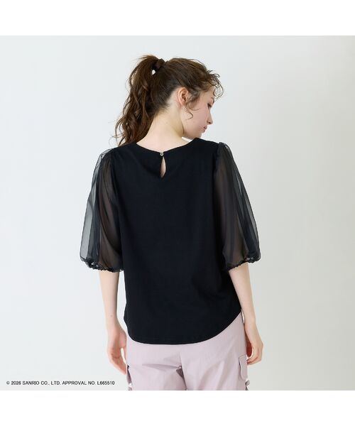 Rose Tiara / ローズティアラ カットソー | 【My Melody】マイメロディ　ラインストーンTシャツ | 詳細14