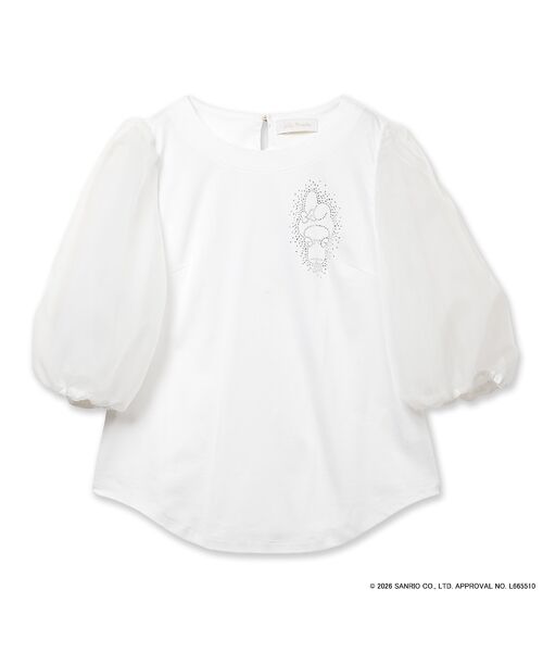 Rose Tiara / ローズティアラ カットソー | 【My Melody】マイメロディ　ラインストーンTシャツ | 詳細16