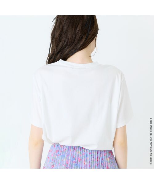 Rose Tiara / ローズティアラ カットソー | ネコプリント半袖Tシャツ | 詳細3