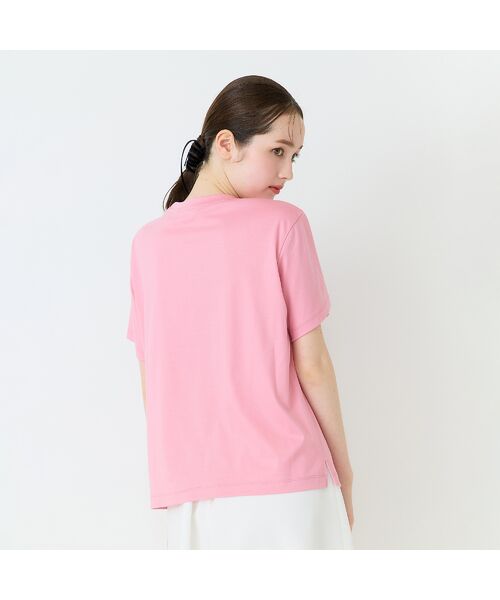 Rose Tiara / ローズティアラ カットソー | ネコプリント半袖Tシャツ | 詳細10