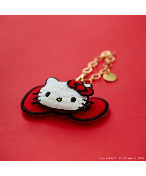Rose Tiara / ローズティアラ ハット | 【HELLO KITTY】ハローキティ コラボ刺繍チャーム | 詳細1