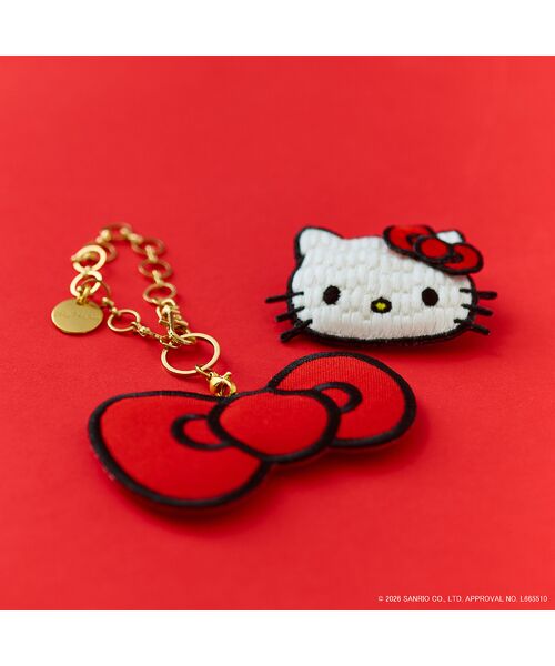 Rose Tiara / ローズティアラ ハット | 【HELLO KITTY】ハローキティ コラボ刺繍チャーム | 詳細4