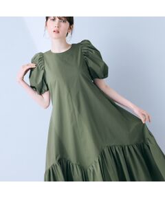 Rose Tiara / ローズティアラ ミニ丈・ひざ丈ワンピース | バックリボンフレアワンピース