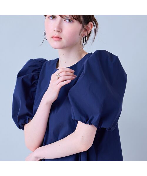 Rose Tiara / ローズティアラ ミニ丈・ひざ丈ワンピース | バックリボンフレアワンピース | 詳細4