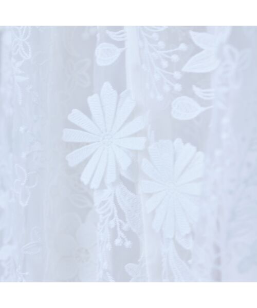 Rose Tiara / ローズティアラ ミニ丈・ひざ丈ワンピース | 刺繍レースシャツワンピース | 詳細8