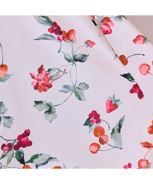 Rose Tiara / ローズティアラ ミニ丈・ひざ丈ワンピース | チェリープリントキャミソールドレス | 詳細6