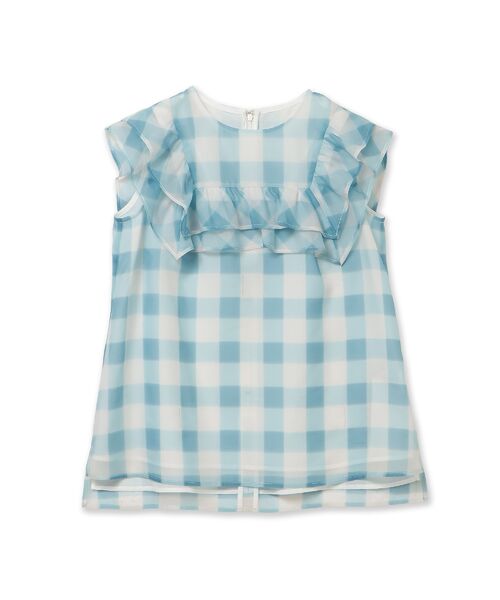 Rose Tiara / ローズティアラ シャツ・ブラウス | ビッグギンガムラッフルブラウス | 詳細17