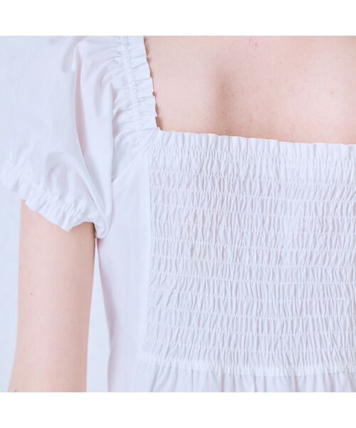 Rose Tiara / ローズティアラ シャツ・ブラウス | 【モデル美香着用】コルセット風ピンタックブラウス | 詳細9