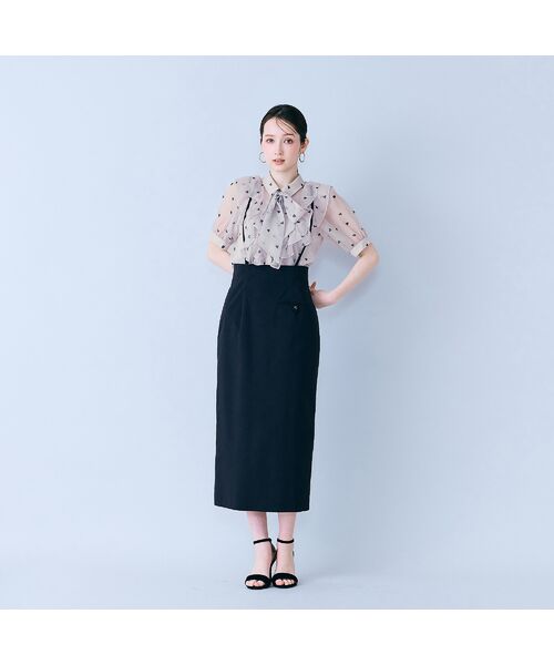 Rose Tiara / ローズティアラ シャツ・ブラウス | ハートプリントボウタイ付きブラウス | 詳細2