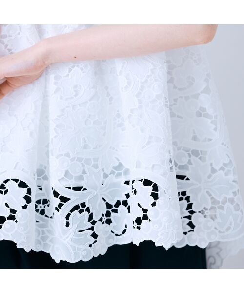 Rose Tiara / ローズティアラ キャミソール・チューブトップ | フラワーレースキャミソール | 詳細7