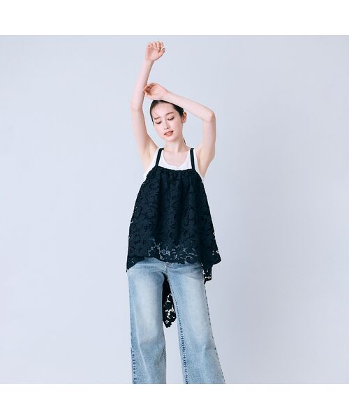 Rose Tiara / ローズティアラ キャミソール・チューブトップ | フラワーレースキャミソール | 詳細10