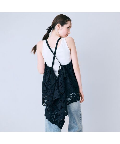 Rose Tiara / ローズティアラ キャミソール・チューブトップ | フラワーレースキャミソール | 詳細12