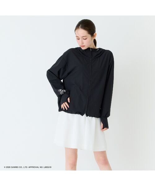 Rose Tiara / ローズティアラ パーカー | 【KUROMI】クロミ プリントラッシュガード素材パーカー | 詳細11