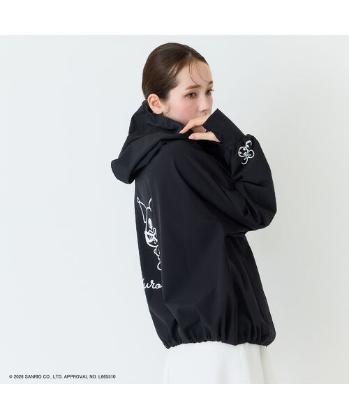 Rose Tiara / ローズティアラ パーカー | 【KUROMI】クロミ プリントラッシュガード素材パーカー | 詳細12