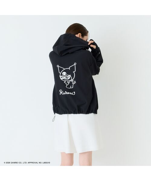 Rose Tiara / ローズティアラ パーカー | 【KUROMI】クロミ プリントラッシュガード素材パーカー | 詳細13