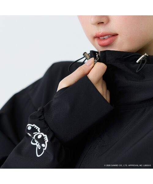 Rose Tiara / ローズティアラ パーカー | 【KUROMI】クロミ プリントラッシュガード素材パーカー | 詳細15