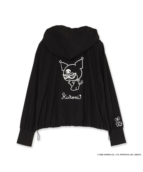 Rose Tiara / ローズティアラ パーカー | 【KUROMI】クロミ プリントラッシュガード素材パーカー | 詳細17