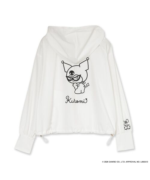 Rose Tiara / ローズティアラ パーカー | 【KUROMI】クロミ プリントラッシュガード素材パーカー | 詳細18