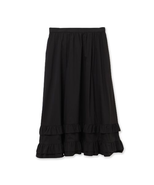 Rose Tiara / ローズティアラ ミニ・ひざ丈スカート | 【モデル美香着用】裾ギャザーフリル付きスカート | 詳細11