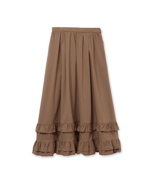 Rose Tiara / ローズティアラ ミニ・ひざ丈スカート | 【モデル美香着用】裾ギャザーフリル付きスカート | 詳細12