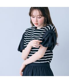 Rose Tiara / ローズティアラ カットソー | リボンスリーブカットソー
