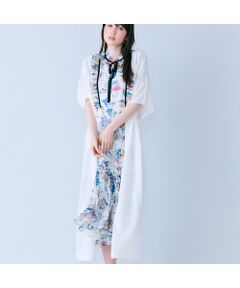 着流しロングカーディガン