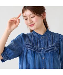 Rose Tiara / ローズティアラ シャツ・ブラウス | 2.5オンスデニム軽やかブラウス